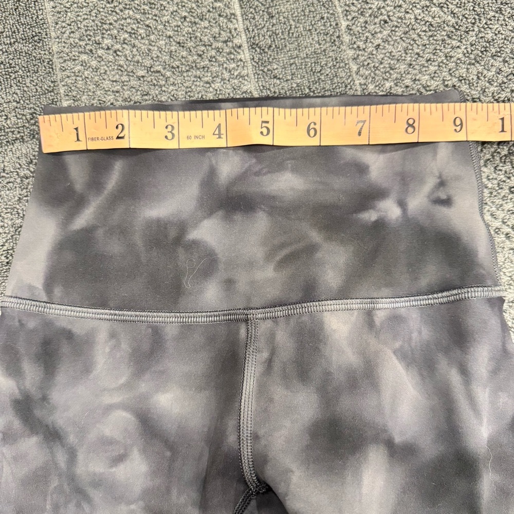LULULEMON Athletica Align High-rise Diamond Dye Pitch Gray Leggings ~ Size 0 - Picture 7 of 7